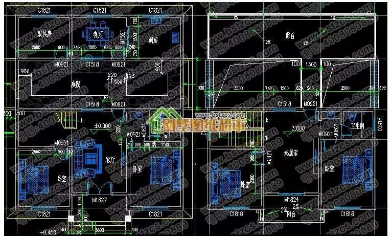 8款二層帶庭院農(nóng)村別墅，有院子車庫(kù)大露臺(tái)才是完美愜意人生！