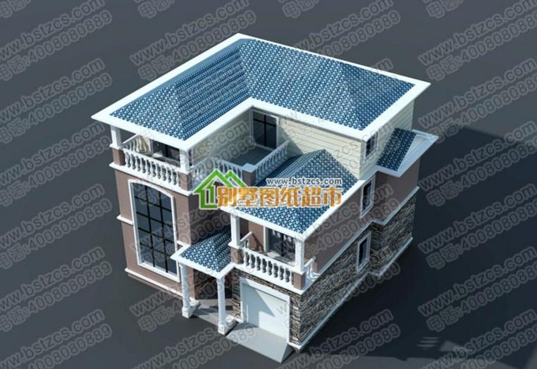 120平的三層農村別墅