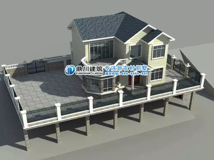 8款二層帶庭院農(nóng)村別墅，有院子車庫(kù)大露臺(tái)才是完美愜意人生！